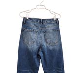 Kancan Baggy Fit Stretch Jeans High Rise Lightly Distressed Denim Blue Size 27 Photo 4