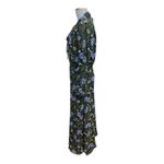 Banana Republic TIE NECK MAXI SHIRTDRESS SHIRT DRESS MOONLESS NIGHT Sz: M Photo 5