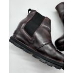 Sorel Joan of Arctic Wedge II Chelsea Waterproof Boots Burgundy Leather Size 7.5 Photo 6