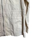 Sonoma Anorack Zippered Jacket Womens XL Beige Cotton Blend Stretch Outerwear Photo 4