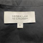 Derek Lam  10 Crosby Size 6  Top Blouse Sleeveless Vest Fringe Black Photo 5