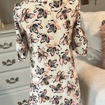 White Floral Mini Dress Pockets Silky Womens Medium Faithful & True Boutique Size undefined Photo 11