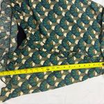 NAF NAF Green and Cream Patterned Mini Dress Black Size 36 Photo 5