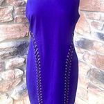 Carmen Marc Valvo "Aspen" Sleeveless Sheath Knee-Length Dress Photo 0