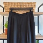 Ralph Lauren Lauren High-Rise Wool Straight Leg Career Dress Pant Trouser, 12 Photo 1