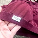 Gilly Hicks Gilly high neck velvet bralette wine purple strap Photo 3