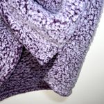 Time and Tru | Purple Snow Tipped Quarter Zip Teddy Jacket | Medium 8 Photo 9