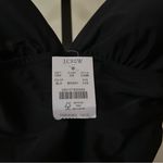 J.Crew Ruched Plunge One Piece Swimsuit Bathing Suit Swim Black NWT $98 Size XXS Photo 4