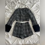 Chic Black and White Tweed Set Photo 1