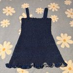 Urban Outfitters  Navy Sofia Denim Smocked Mini Dress Photo 0