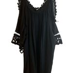 Swimsuits For All Black 100% Cotton Cover Up. Size 16 Photo 0