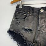 superdown  Black Distressed Jean Shorts Photo 2