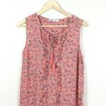 Rose + Olive vintage style Liberty‎ print ruffle floral pattern sleeveless blouse barbiecore Photo 0
