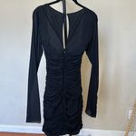 House Of CB  Camille‎ Black Silk Cutout Mini Dress Party/Cocktail NWOT Size M Photo 3