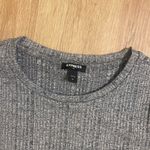 EXPRESS Charcoal Knit Midi Dress Photo 2