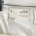 a.n.a High Rise Wide Leg Cropped Soft Barrel Pants White Ecru 4 Photo 2