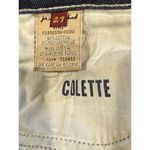 7 For All Mankind Colette Straight Leg Jean Embroidered Pockets 27 Medium Wash Photo 7