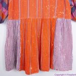 Free People NEW  Moon Bay Mixed Plaid‎ Top, XS Photo 6