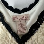 Y2K J J basic crochet tunic top/ mini dress size small Photo 2