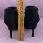 Limelight Alva Heeled Ankle Boots Black 7 Gold Zipper Photo 5