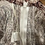 Marie Oliver  Wesley Snakeskin Pleated Maxi Skirt size 6 Photo 7