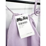 House Of CB Orchid KATE Satin Wrap Front Long Sleeve Party Mini Dress Medium NWT Photo 4