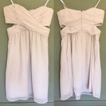 BCBGeneration NWT BCBGgeneration White Cut Out Strappless Dress Photo 6