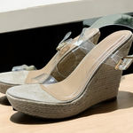 JustFab  Cream Wedges Stylish and Comfortable Photo 0