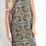 J.Jill Paisley Print Sleeveless Shift Dress Classic Bohemian Style Sz M Photo 0