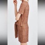 ZARA Multi Color Keyhole Cutout Striped Romper Small Photo 2