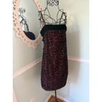 Vtg dress size 10 burnout velvet whimsigoth dark romantic vamp Red Black Hoco Photo 1