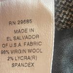 Pendleton  Savvy Stretch Wool Blend Black Micro Tweed‎ Dress Pants Trouser Sz 8 Photo 6