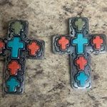 2 sets of western earrings Silver Photo 0