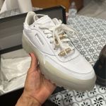 Great Reebok Club C Cardi B Women’s Platform Sneakers White Size 9 Photo 1