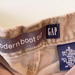 Gap Vintage Maternity Modern Boot Cut Velvet Velour Stretch Taupe Pants Small S Photo 1