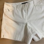 White House | Black Market White Dressy Shorts Size 4 Photo 5