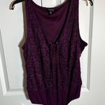 Torrid  Purple Lace-Up Bodysuit Plus Size 00 Photo 0