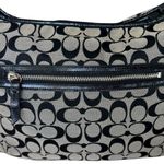 Coach Signature Monogram Handbag Grey Black Canvas Purse F29941 Photo 2