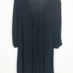 Eyeshadow Long Sleeve Criss Cross Black Shift Dress Size S Photo 5