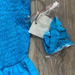 A New Day  Strapless A-Line Fitted Bodice Blue Midi Sun Dress Size Small NWT‎ Photo 5