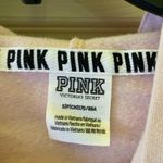 PINK - Victoria's Secret PINK Light Pink Cropped Hoodie Photo 2