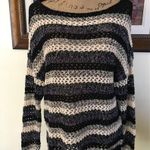 ZARA Striped Knit Crochet Sweater Photo 1