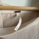 Free People Sweet Street Hoodie Ivory Women Ruffle Puff Sleeve Eyelet Lagenlook Photo 4