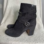 Gianvito Rossi  Buckle Suede Booties Charcoal Gray Size‎ 40.5 Photo 1