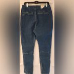 Free People Bella Moto Skinny Women’s Blue Jeans Size 32 & 24 Photo 3