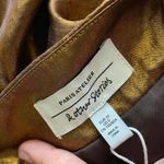 & Other Stories Paris Atelier & Other Stories Gold Draped Metallic Satin Mini Skirt NWT Size 0 Photo 8