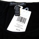 Eileen Fisher NWT Scoop Neck F/L Midi in Black Full Length Shift Tank Dress XS Photo 2