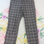 Old Navy  Pixie High Rise Plaid Pants Women Size 8 Slim Fit Secret Slim Pockets Photo 0