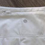 Athleta White Skater Skirt Ace Mesh Skort Large Womens Mini Casual Photo 3