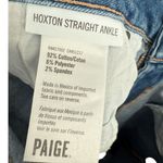 Paige ‎ Women's Hoxton Straight Ankle Jeans Zyra Destructed Size 30 Denim Casual Photo 3